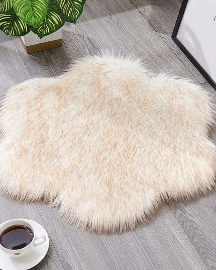 Luxurious Nordic Plum Blossom Plush Area Rug - Versatile Soft Carpet