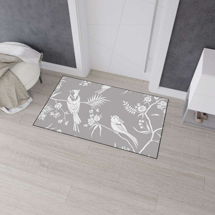 Chic Customizable Nordic Birds Floor Mat for Contemporary Home Styling