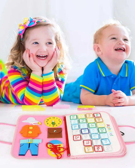 Wonderland Montessori Parish Toys Interactive Cloth Storybook - Inspiring Educational Adventure