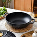 26cm Enamel-Coated Cast Iron Stew Pot for Flavorful Low-Pressure Cooking