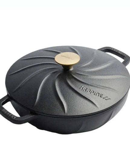 26cm Enamel-Coated Cast Iron Stew Pot: The Ultimate Tool for Flavorful Low-Pressure Cooking