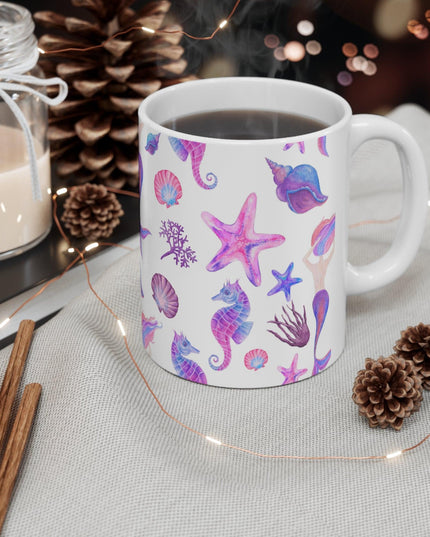 Undersea Harmony Porcelain Coffee Mug