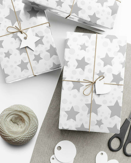 Sustainable Silver Starry Gift Wrap Collection: The Ultimate Choice for Elegant Gifting