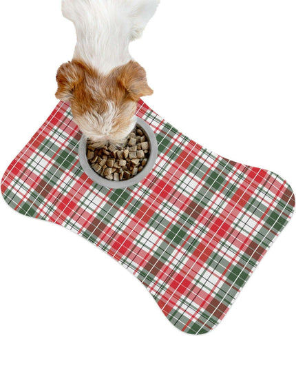 Customized Pet Dining Mats - Whimsical Bone and Fish Designs for Tidy Mealtimes