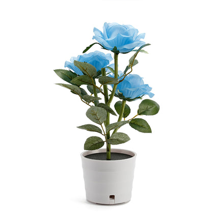 Peekaboo Studio Artificial Flower LED Pot with Timer & Color Change