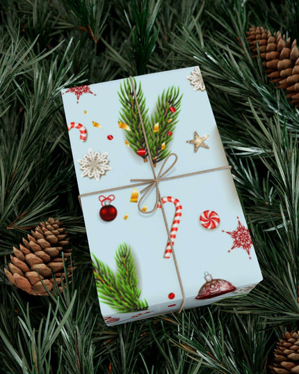 Personalized Elegant Holiday Gift Wrap - Custom Matte & Satin Options