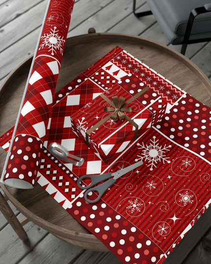 Elegant Customizable Christmas Gift Wrap - Premium Matte & Satin Finishes Made in the USA