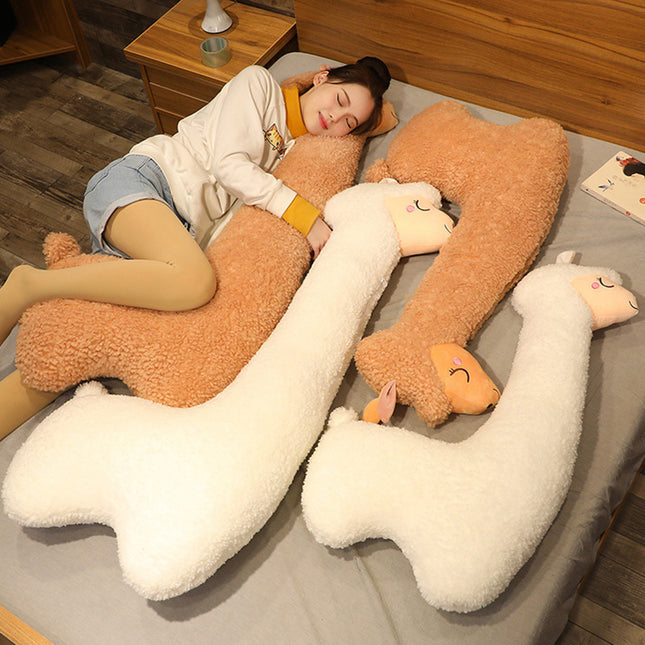 Peekaboo Studio Alpaca Plush Toy Pillow - Soft & Cuddly Design