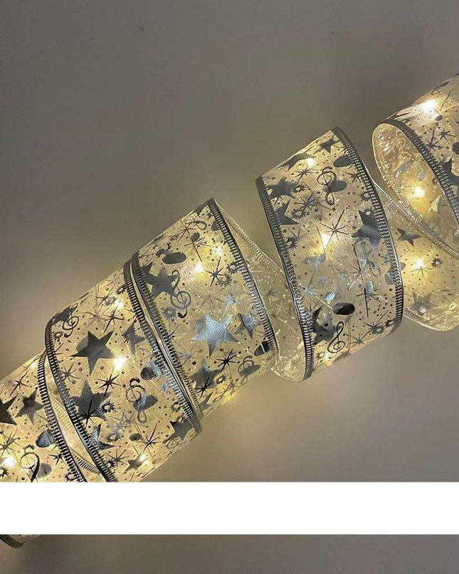 Magical Silk Ribbon Fairy Lights: Illuminate Your Christmas Wonderland
