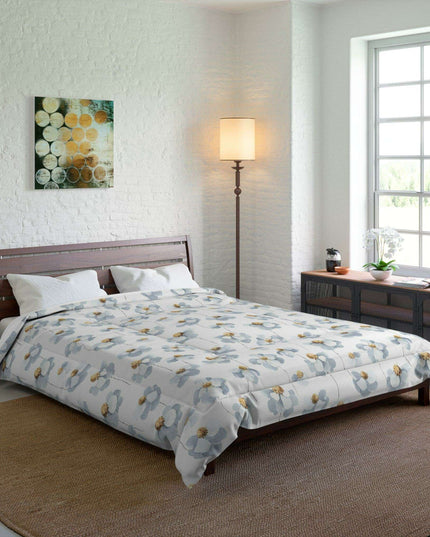 Floral Serenity Cozy Throw - Luxury Snuggle Blanket