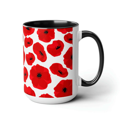 Sophisticated Dual-Color Ceramic Coffee Cups - Maison d'Elite Enigma Series