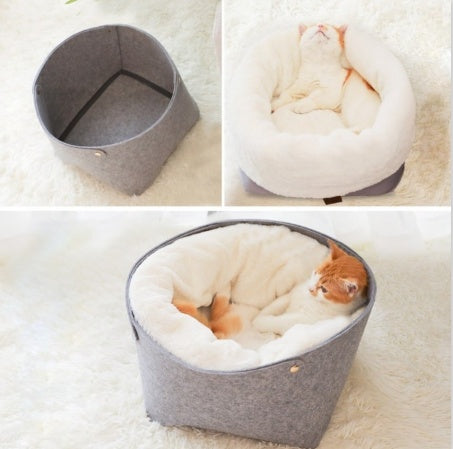 Peekaboo Studio Cozy Orthopedic Pet Bed with Waterproof Cover