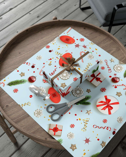 Personalized Elegant Holiday Gift Wrap - Custom Matte & Satin Options