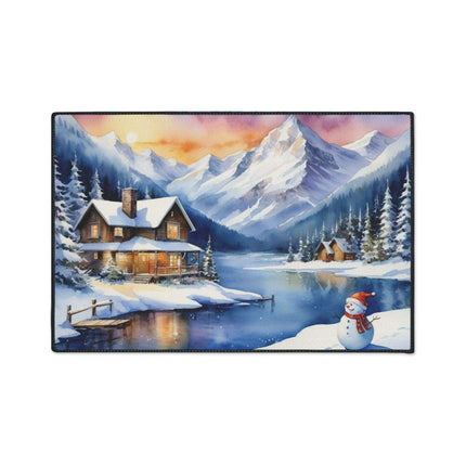 Personalized Luxury Polyester Area Rug with Anti-Slip Backing