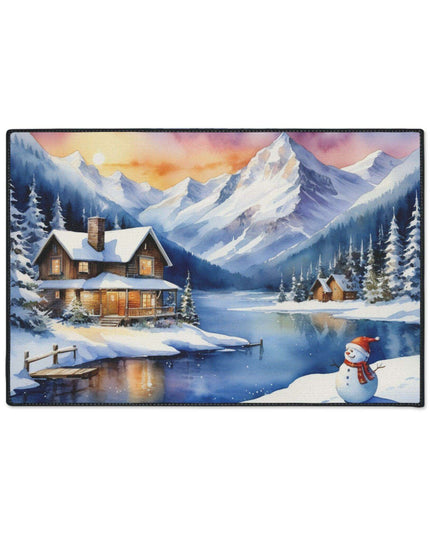 Personalized Luxury Polyester Area Rug with Anti-Slip Backing