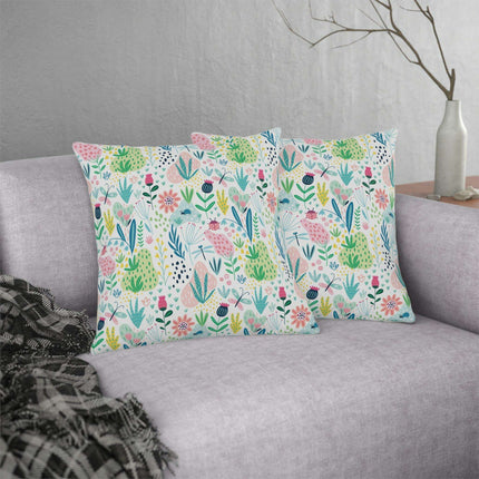 Vibrant Weather-Resistant Floral Garden Cushions - Très Bébé Collection