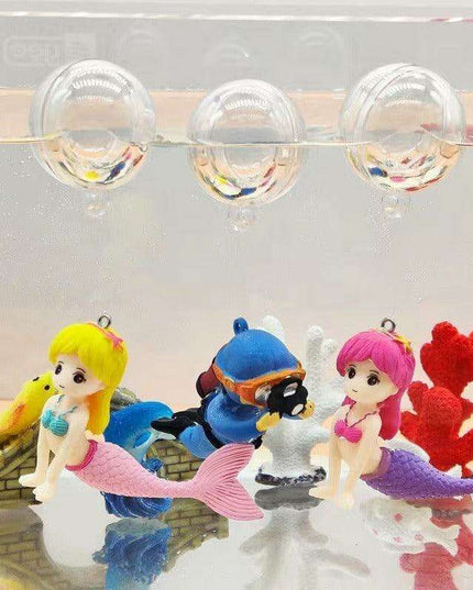 Aquatic Harmony: Chinese-Inspired Resin Sculpture for Enchanting Aquariums