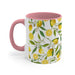 Summer Vibes Accent Coffee Mug - 11oz Custom Dual-Color Design