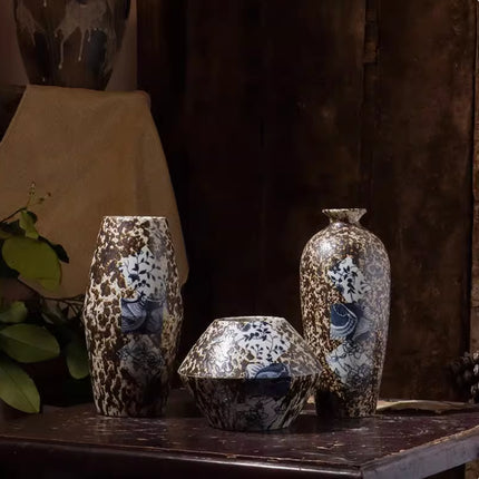 Ceramic Table Vase Set Tall Medium Short Vases Free Combination