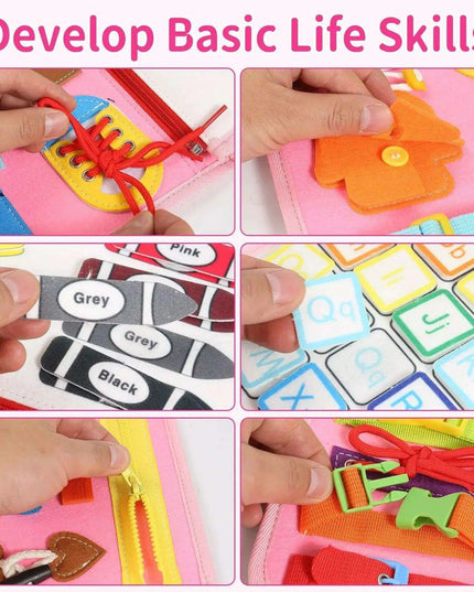 Wonderland Montessori Parish Toys Interactive Cloth Storybook - Inspiring Educational Adventure