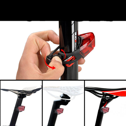 Breathing Bicycle Tail Light USB Rechargeable 3 Modes IPX4 Waterproof