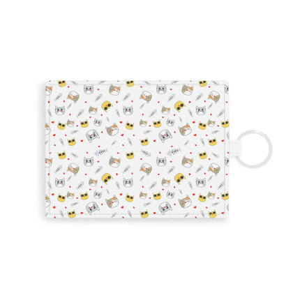 Lavish Saffiano Faux Leather Cardholder