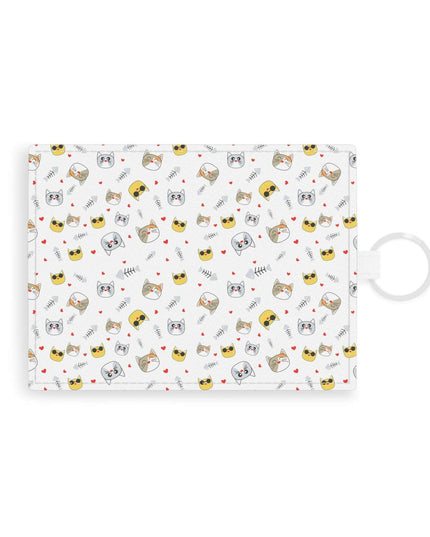 Lavish Saffiano Faux Leather Cardholder