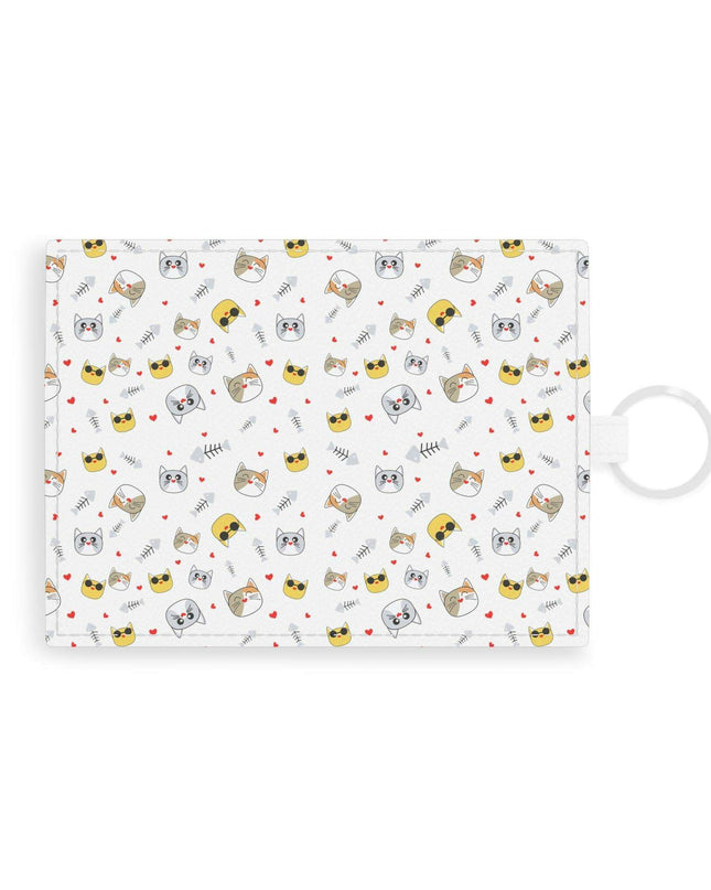 Lavish Saffiano Faux Leather Cardholder