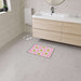 Chic Pink Daisy Personalized Area Rug with Non-Slip Backing - Luxurious Design