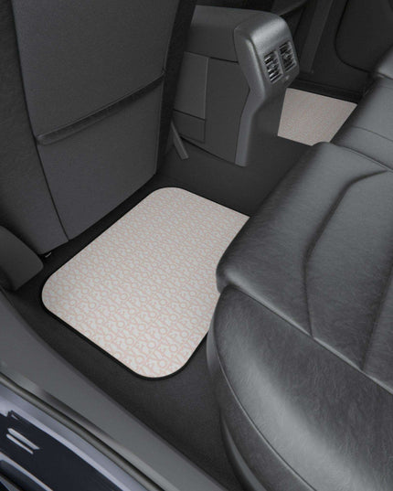 Elegant Monogrammed LOVE Car Floor Mats - Full Luxury Set for Your Vehicle