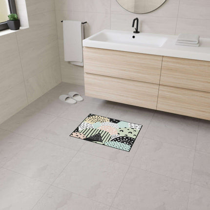 Chic Customizable Heavy Duty Polyester Floor Mat for Home Safety