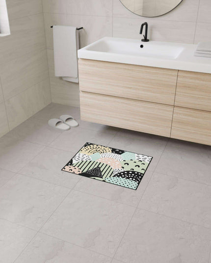 Chic Customizable Heavy Duty Polyester Floor Mat for Home Safety