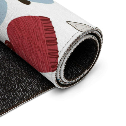 Cozy Elegance: Customizable Winter Wonderland Luxury Rug Collection