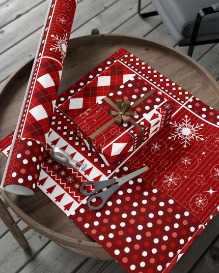 Elegant Customizable Christmas Gift Wrap - Premium Matte & Satin Finishes Made in the USA