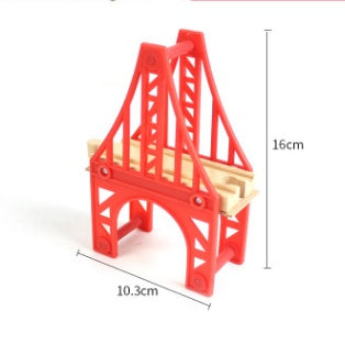 Wooden track accessories small train track toy