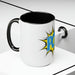 Luxurious Maison d'Elite Enigma Collection Two-Tone Coffee Mugs - 15oz sophisTEAted Indulgence