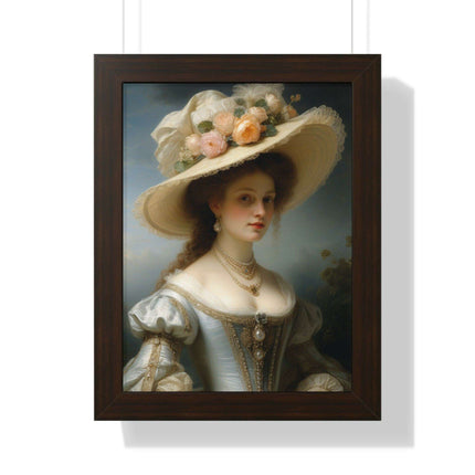 Elegant Femme Fatale: Sustainable Art Print for Stylish Home Interiors