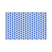 Opulent Blue Daisies Custom Floor Mat with Elegant Executive Trim and Secure Non-Slip Base