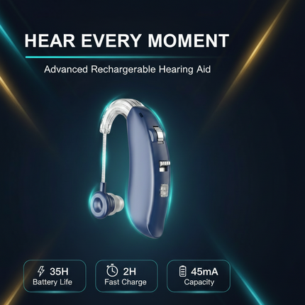 Bluetooth Digital Hearing Aid — Rechargeable PSAP with Bluetooth | Très Elite