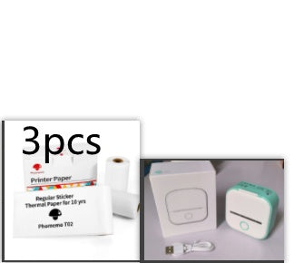 Portable Mini Thermal Label Printer Home Photo Printer Student Wrong Q