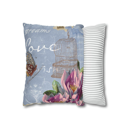 Elegant Shabby Chic Throw Pillow Cover - Enhance Your Home Decor