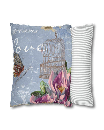 Elegant Shabby Chic Throw Pillow Cover - Enhance Your Home Decor