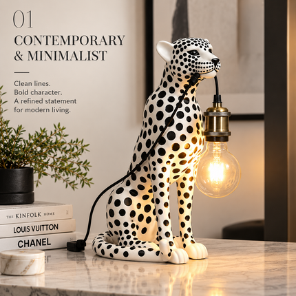 Modern Cheetah Sculpture — Decorative Animal Figurine for Home & Living Figurines modern-creativity-cheetah-sculpture-room-decoration-animal-figurine-model-living-room-table-home-decor-and-accessories-ornaments Home & Garden > Home Décor > Sculptures & Figurines