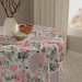 French Floral Elegance Square Tablecloth | Springtime Splendor | 55.1" x 55.1" Poly Blend
