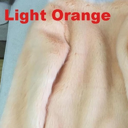 Peekaboo Studio Short Imitation Fox Fur Coat - Stylish & Warm