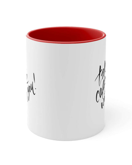 Sophisticated Two-Tone 11oz Custom Accent Coffee Mug for Elegant Mornings