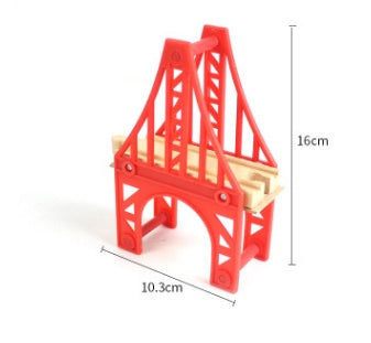 Wooden track accessories small train track toy