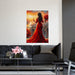 Elegant Red Wine Matte Art Print - Luxe Decor for a Refined Space
