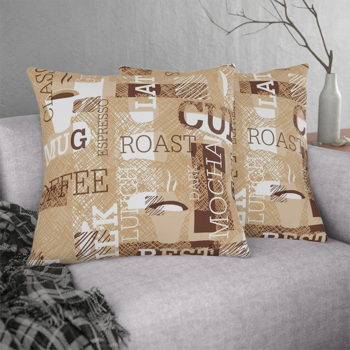 Water-Resistant Floral Outdoor Cushion Collection - Stylish and Durable Polyester Set