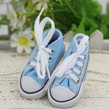 Canvas Doll Shoes Key Chain Pendant For Dolls Assorted Colors